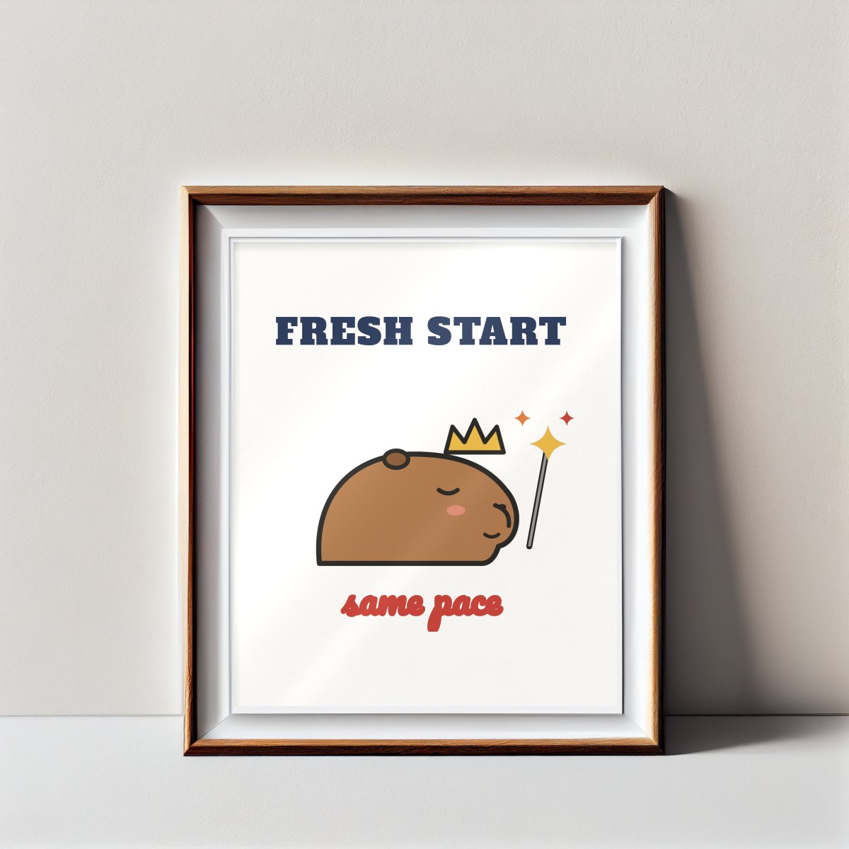 Fresh Start, Same Pace Art Print, photo 3