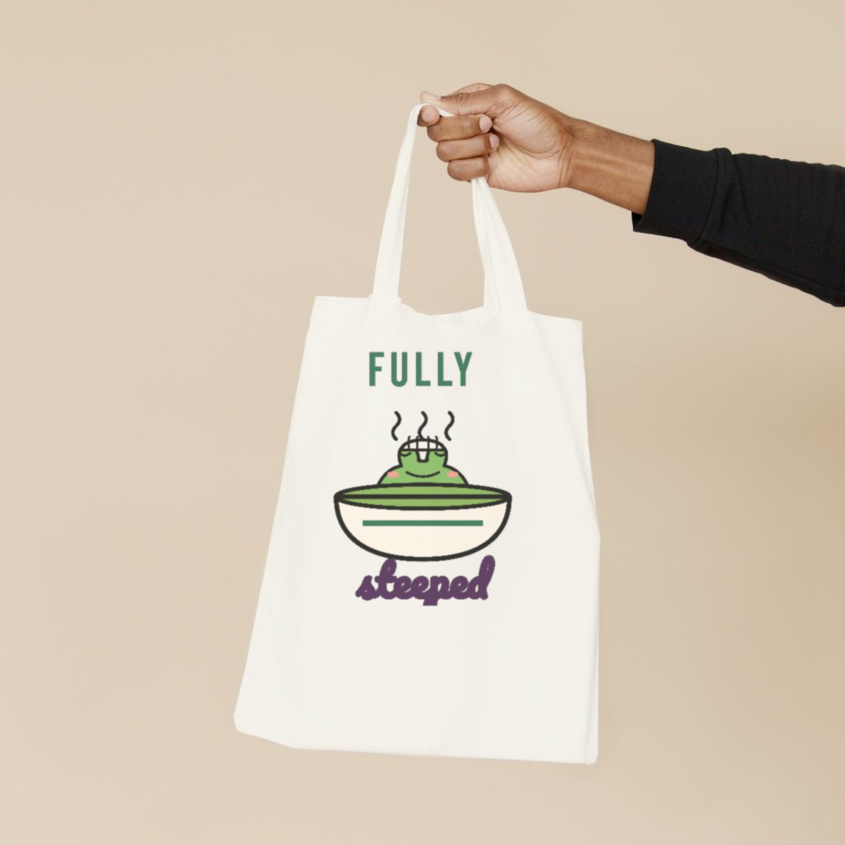Fully Steeped Tote Bag in natural