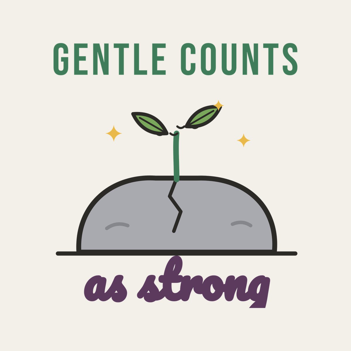 Gentle Counts as Strong design