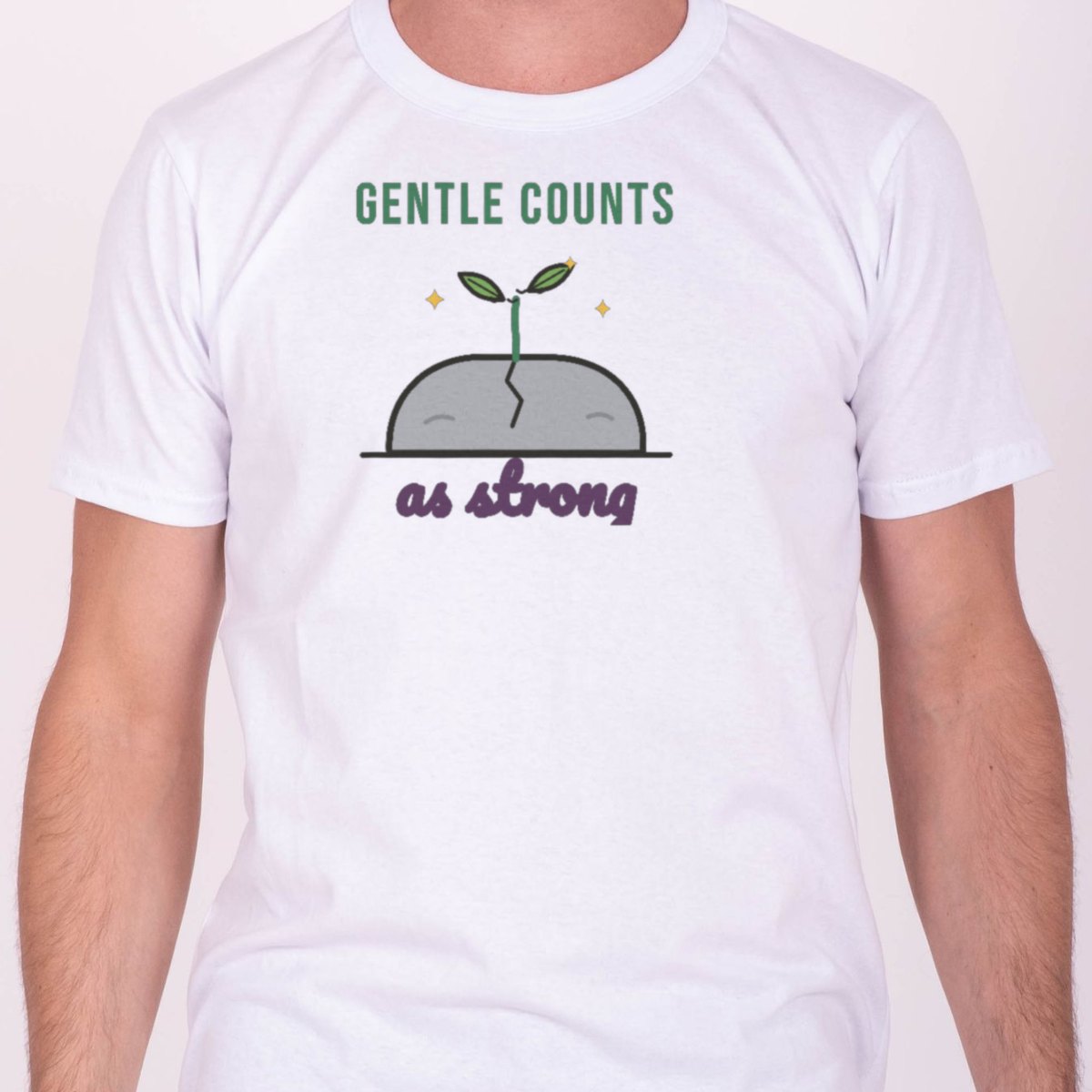 Gentle Counts as Strong Tee, photo 2