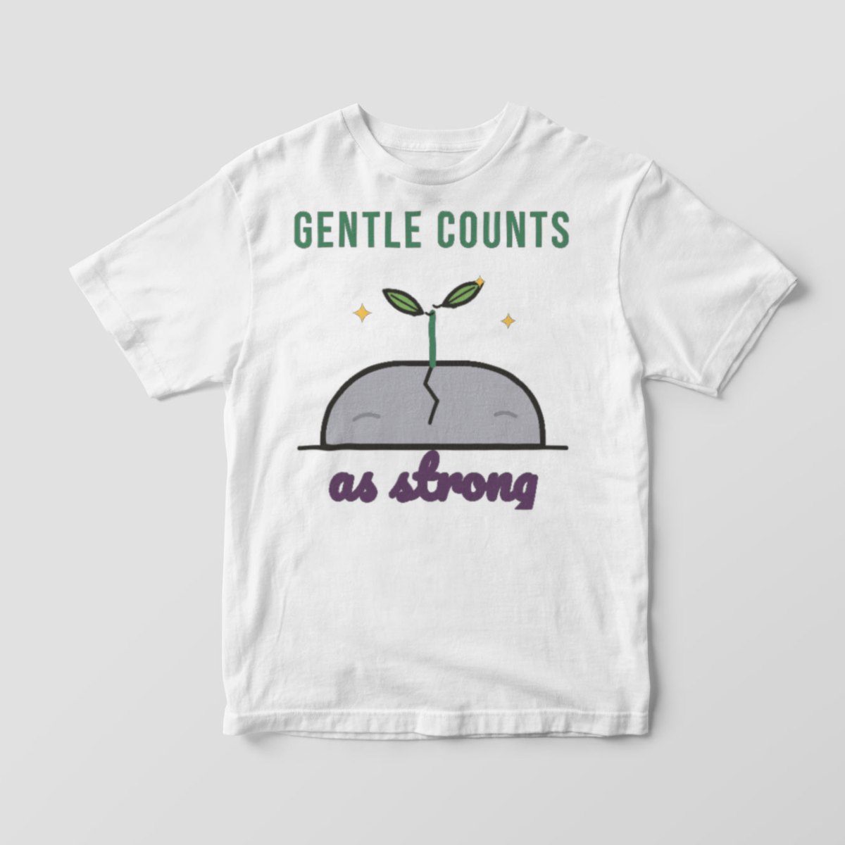 Gentle Counts as Strong Tee, photo 3