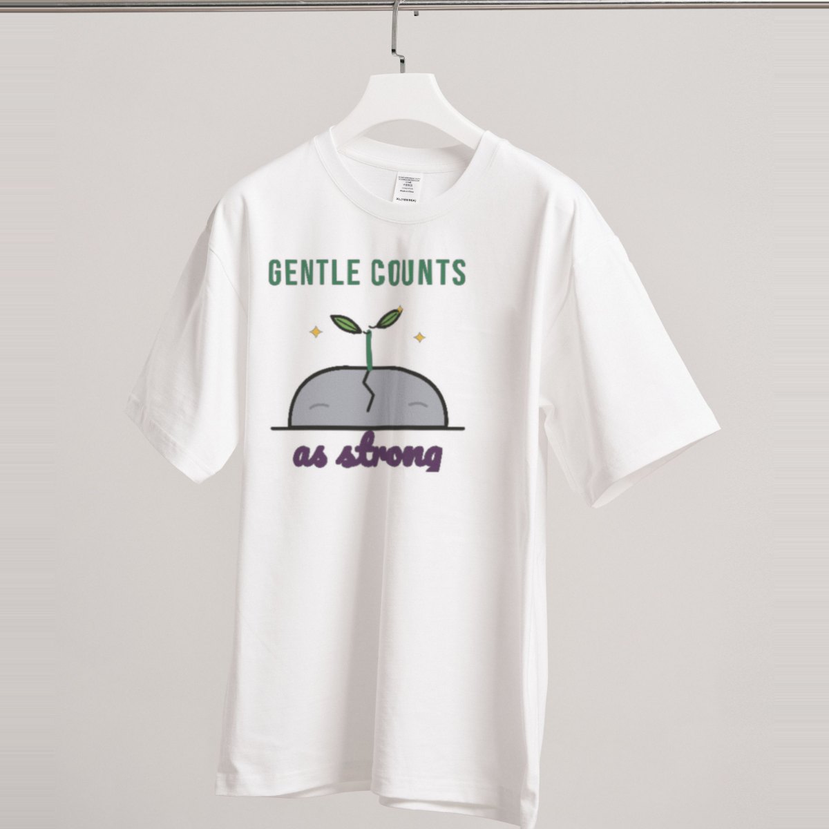 Gentle Counts as Strong Tee, photo 4