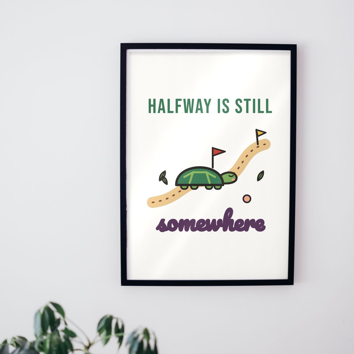 Halfway Is Still Somewhere Art Print, photo 2