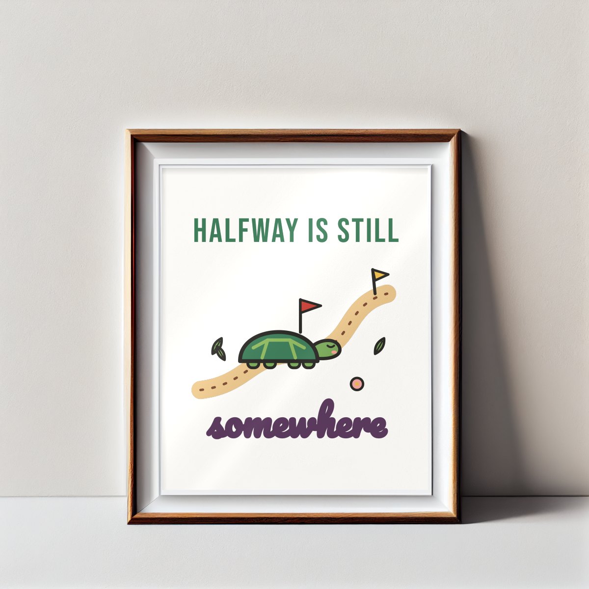 Halfway Is Still Somewhere Art Print, photo 3