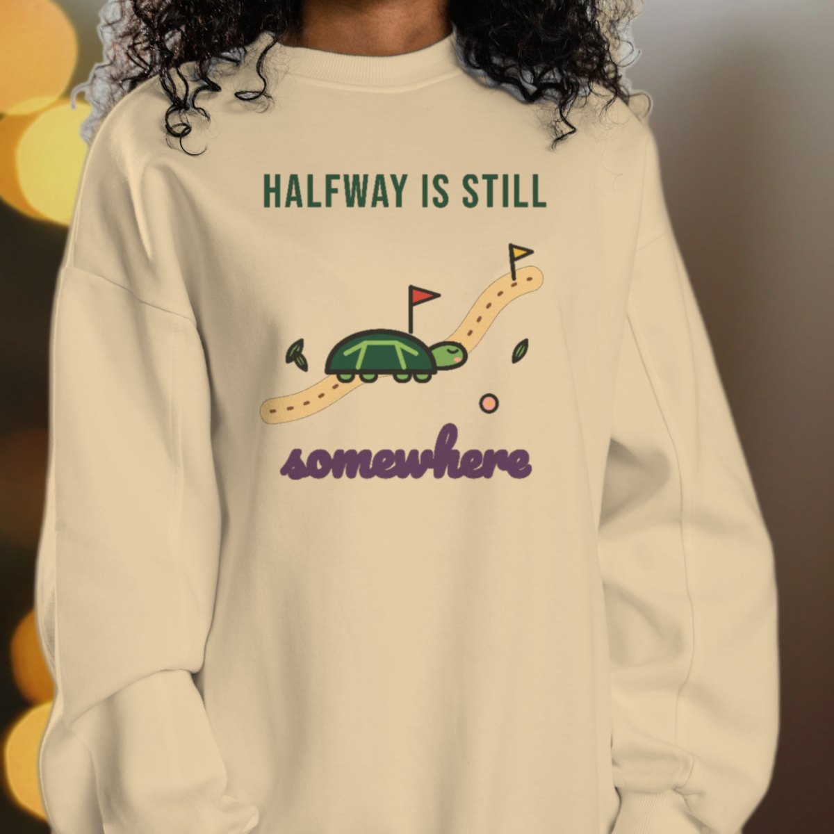 Halfway Is Still Somewhere Sweatshirt, photo 4