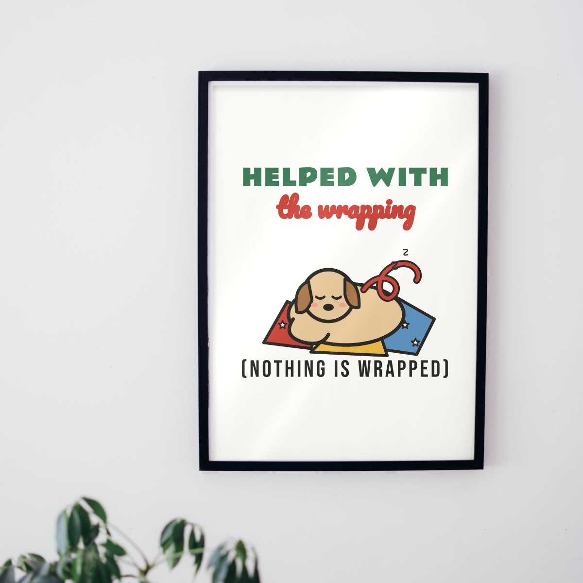 Helped With the Wrapping Art Print, photo 3