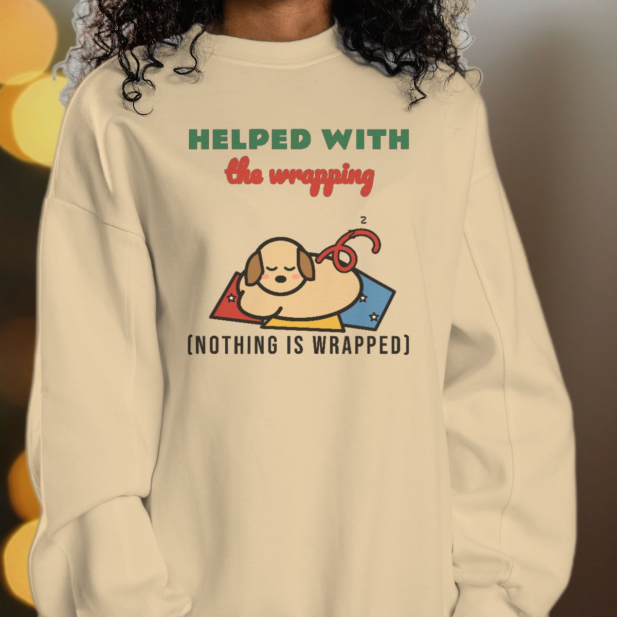 Helped With the Wrapping Sweatshirt, photo 3