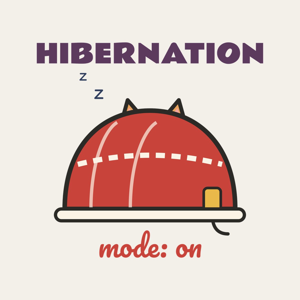 Hibernation Mode design, close up