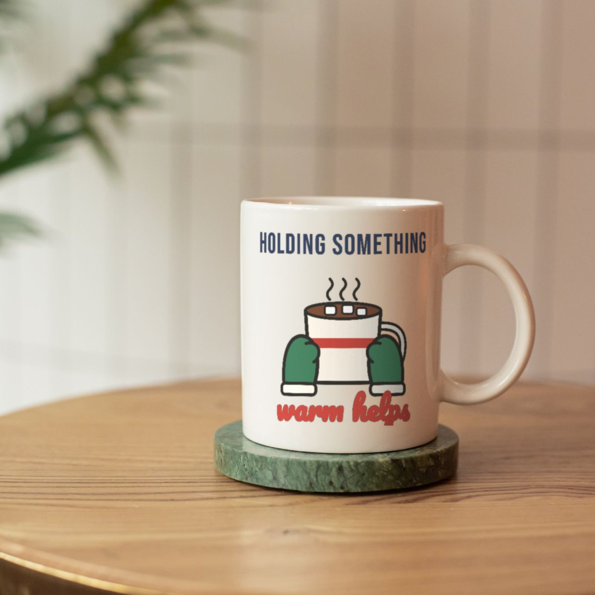Holding Something Warm Helps Mug, photo 3
