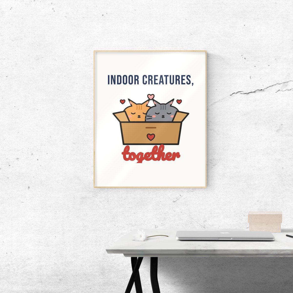 Indoor Creatures, Together Art Print, photo 2