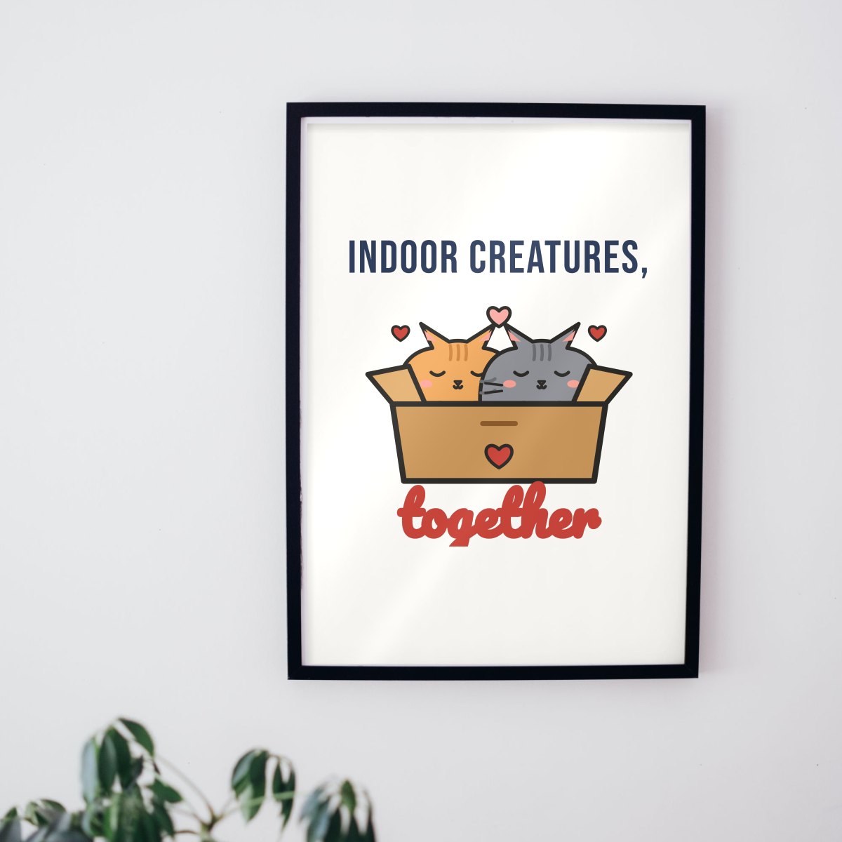 Indoor Creatures, Together Art Print, photo 3