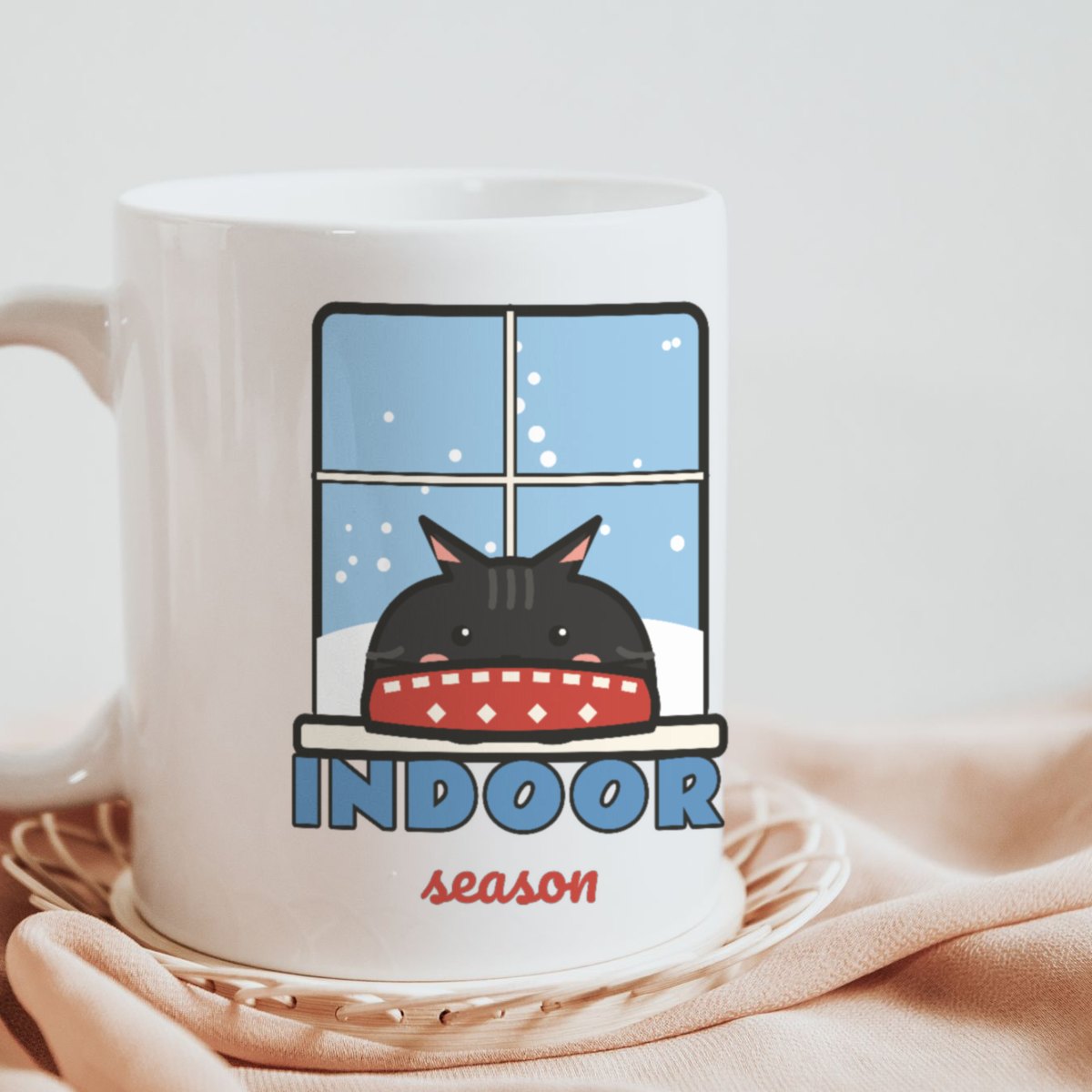 Indoor Season Mug in white
