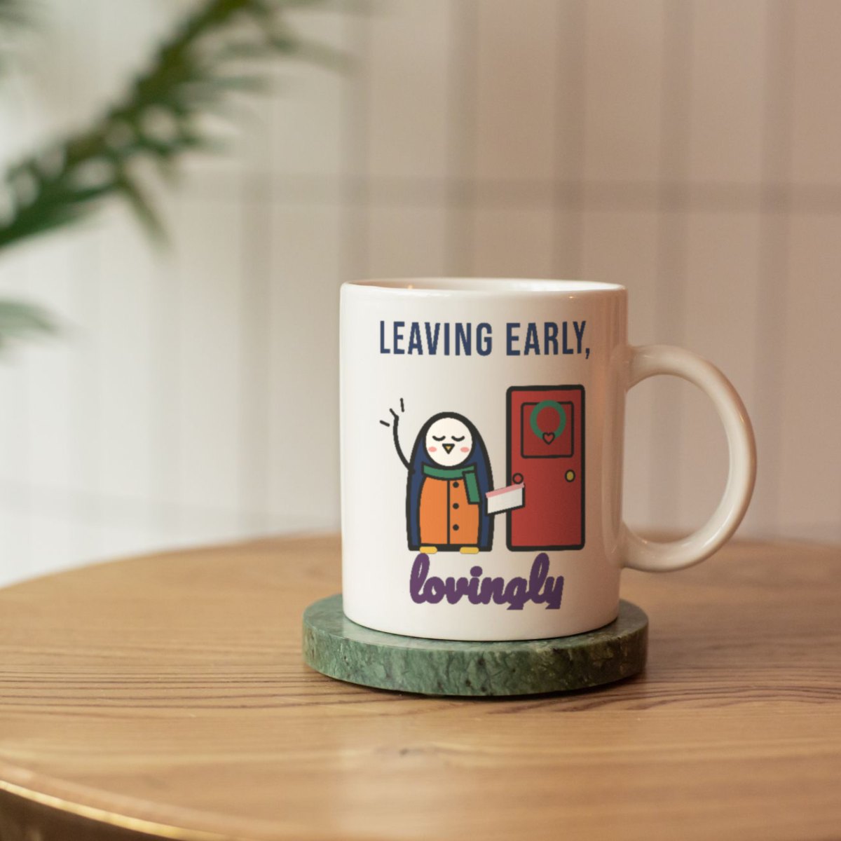 Leaving Early, Lovingly Mug, photo 2