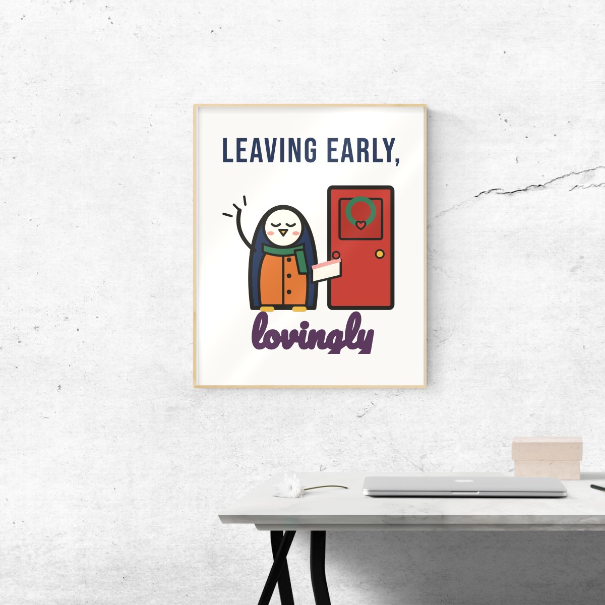 Leaving Early, Lovingly Art Print, photo 2