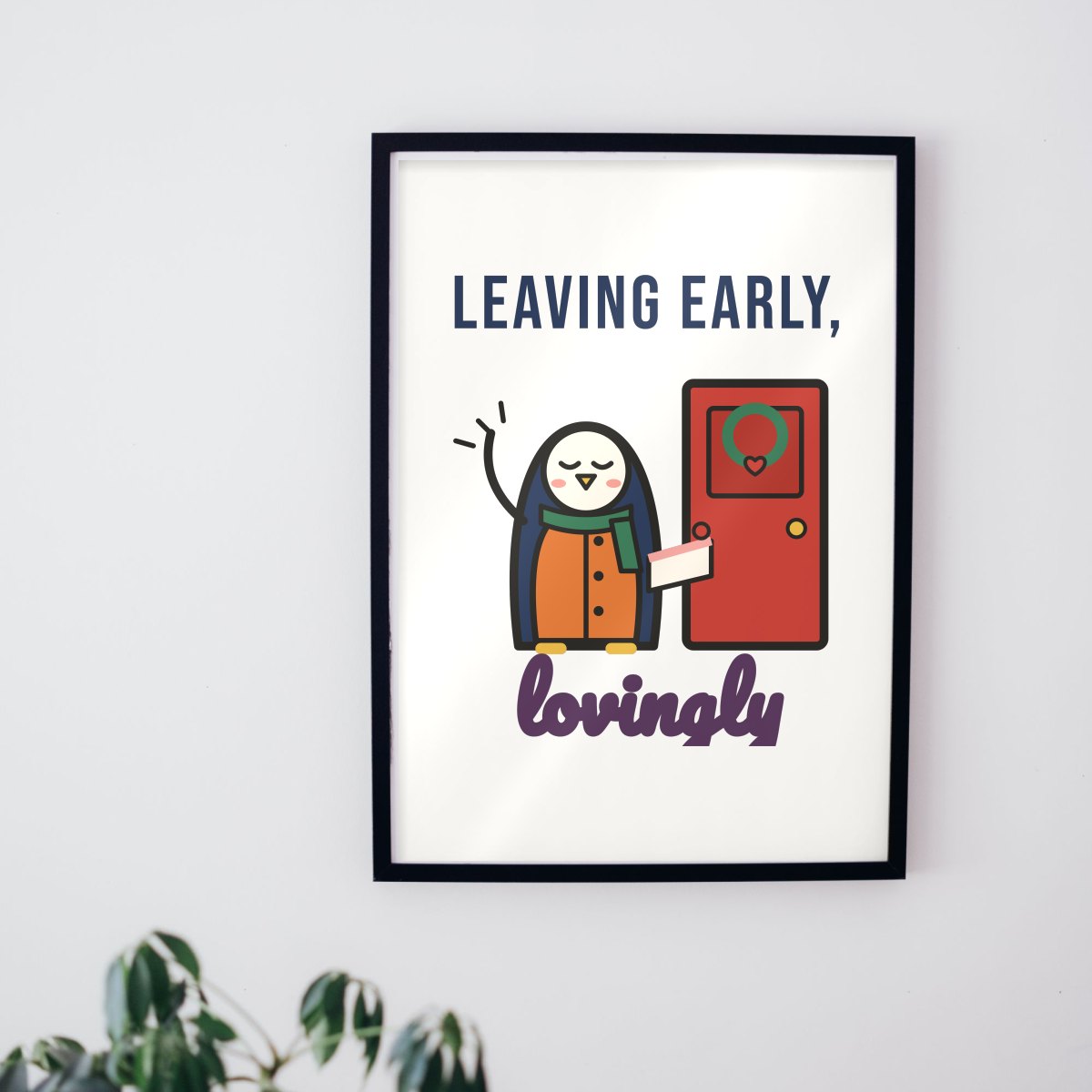 Leaving Early, Lovingly Art Print, photo 3