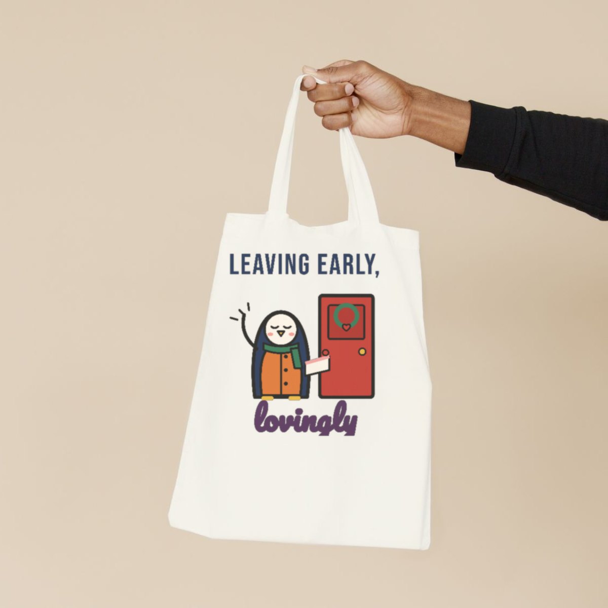 Leaving Early, Lovingly Tote Bag, photo 3