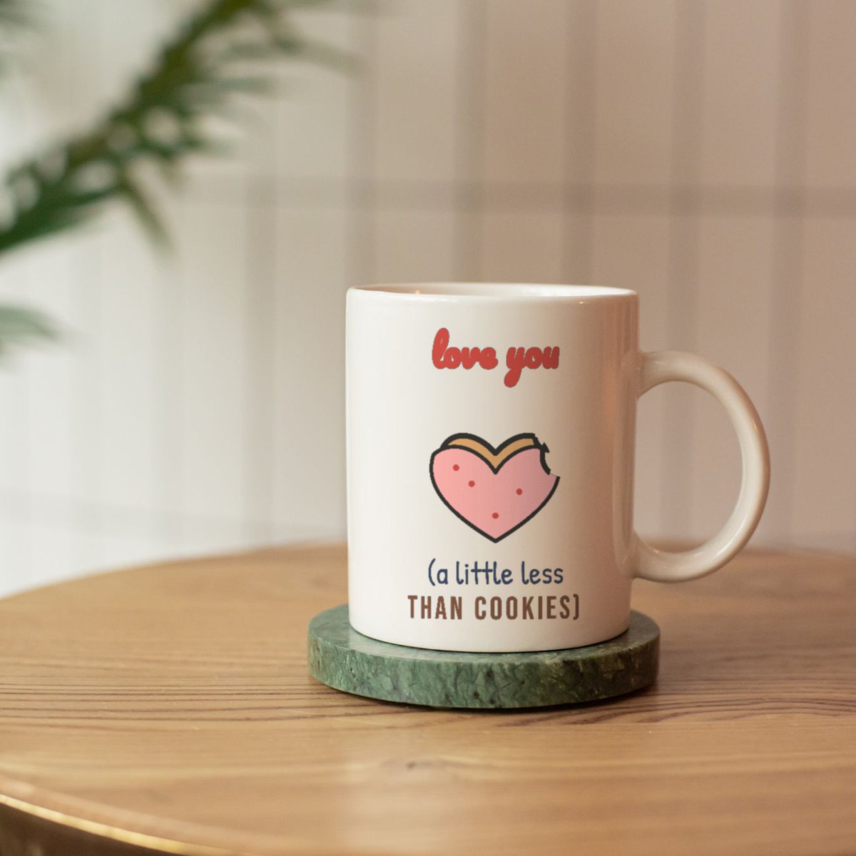 Love You (a Little Less Than Cookies) Mug, photo 2