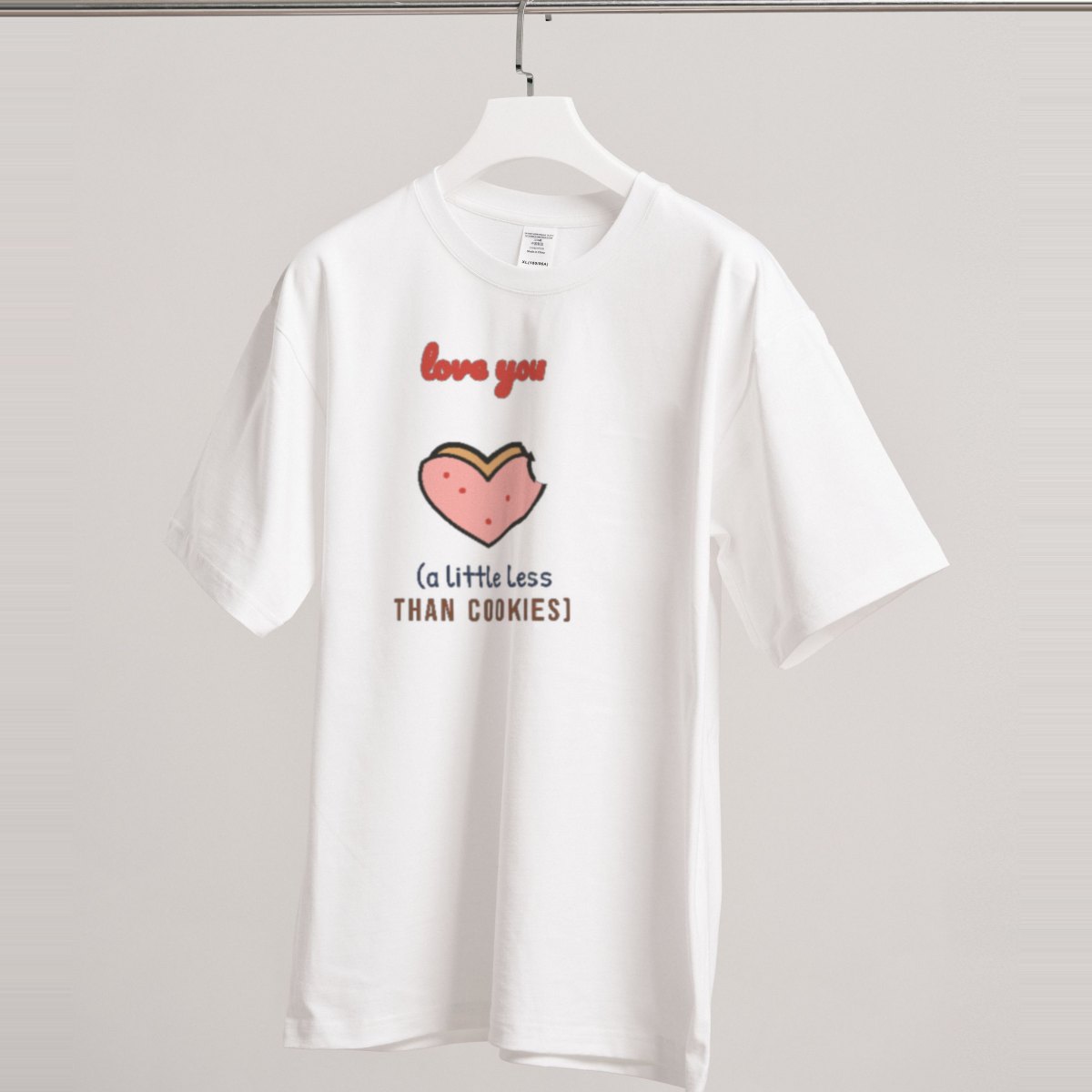 Love You (a Little Less Than Cookies) Tee, photo 2