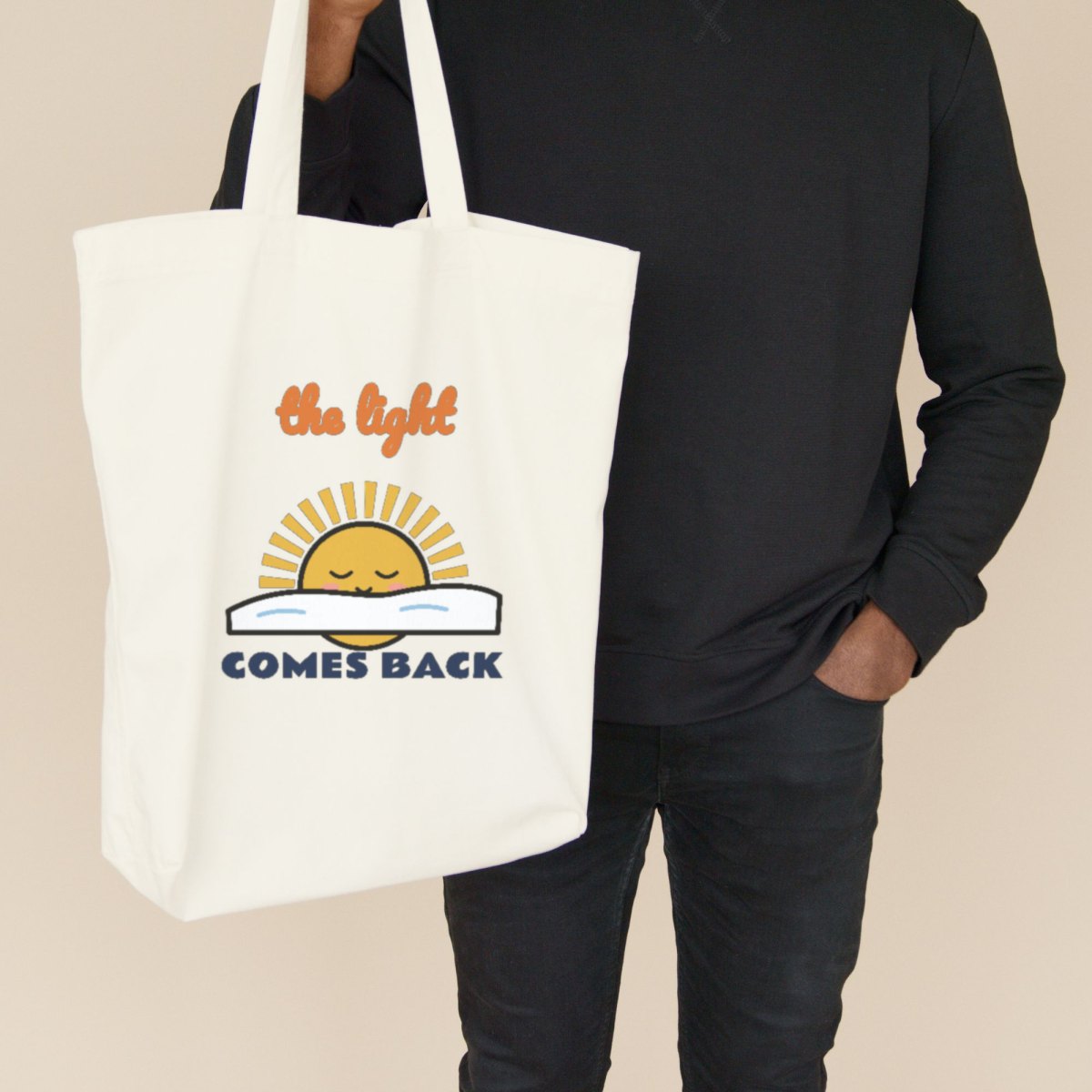 The Light Comes Back Tote Bag, photo 3