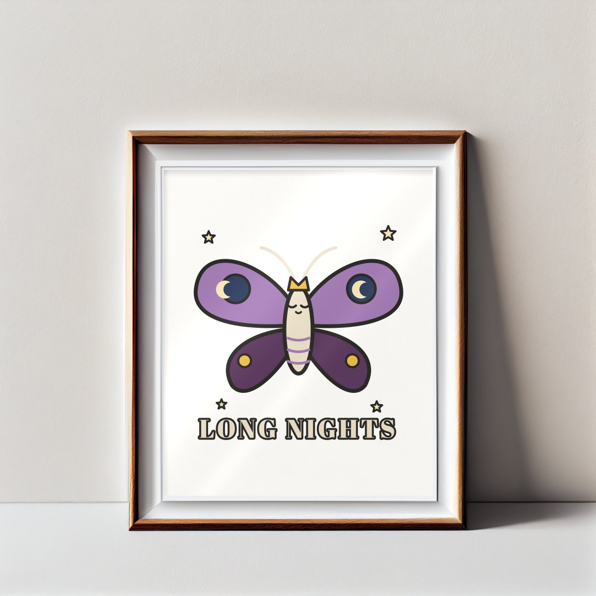 Long Night Moth Art Print, photo 2