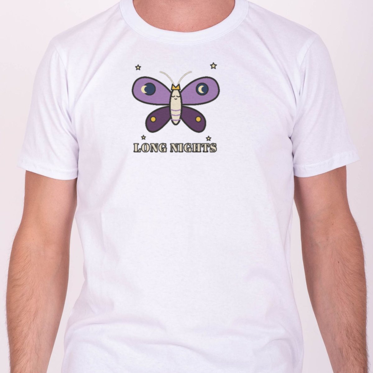 Long Night Moth Tee in white