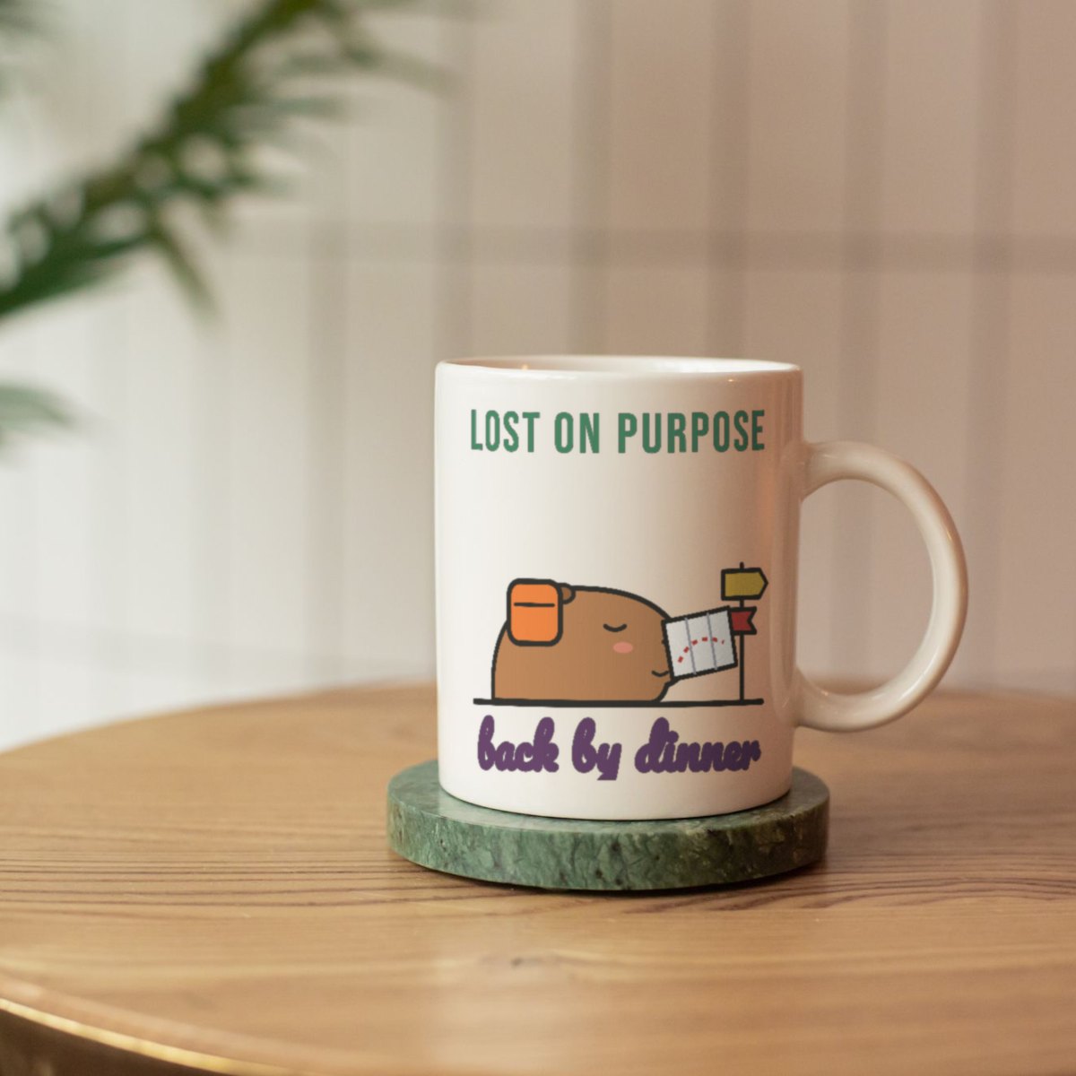 Lost on Purpose, Back by Dinner Mug, photo 2