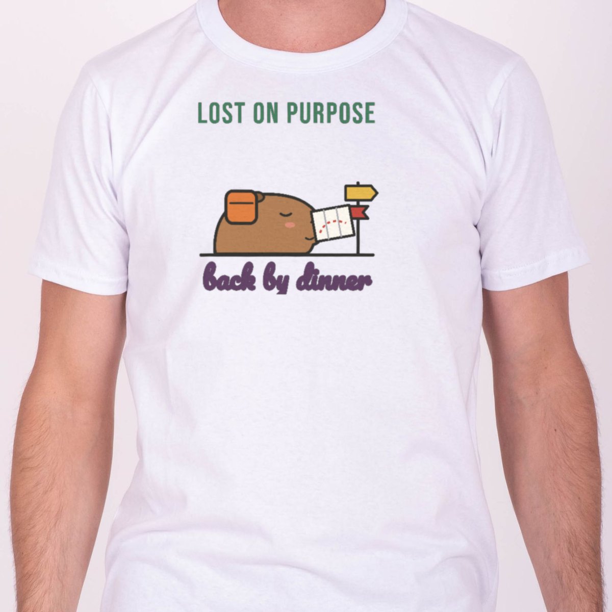 Lost on Purpose, Back by Dinner Tee, photo 3
