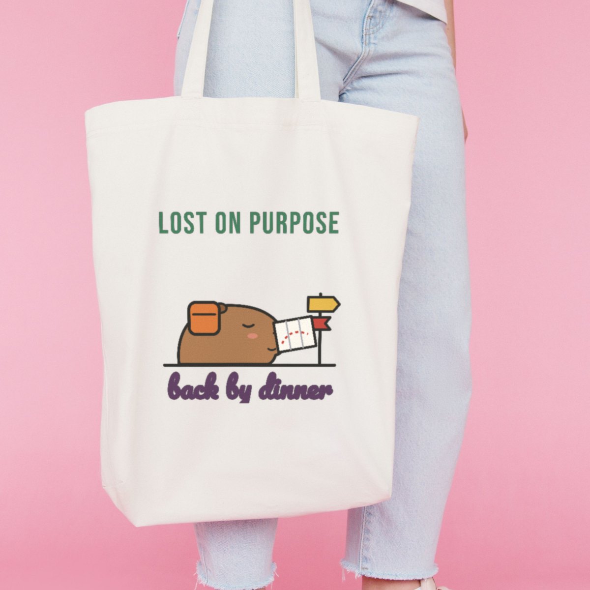 Lost on Purpose, Back by Dinner Tote Bag, photo 2