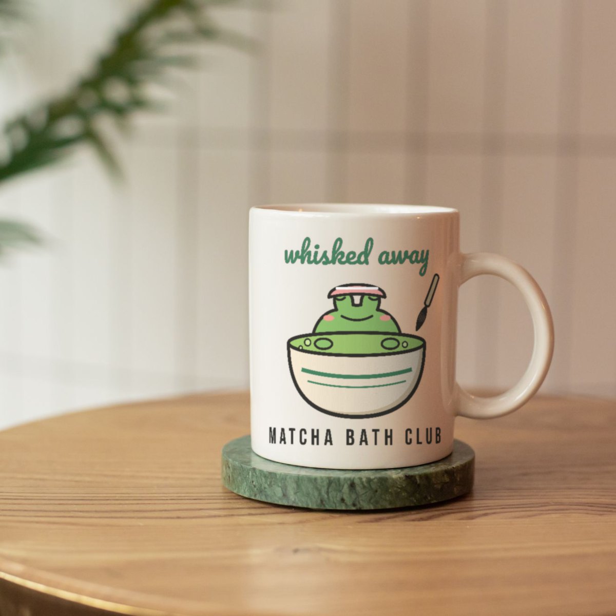 Whisked Away Mug in white