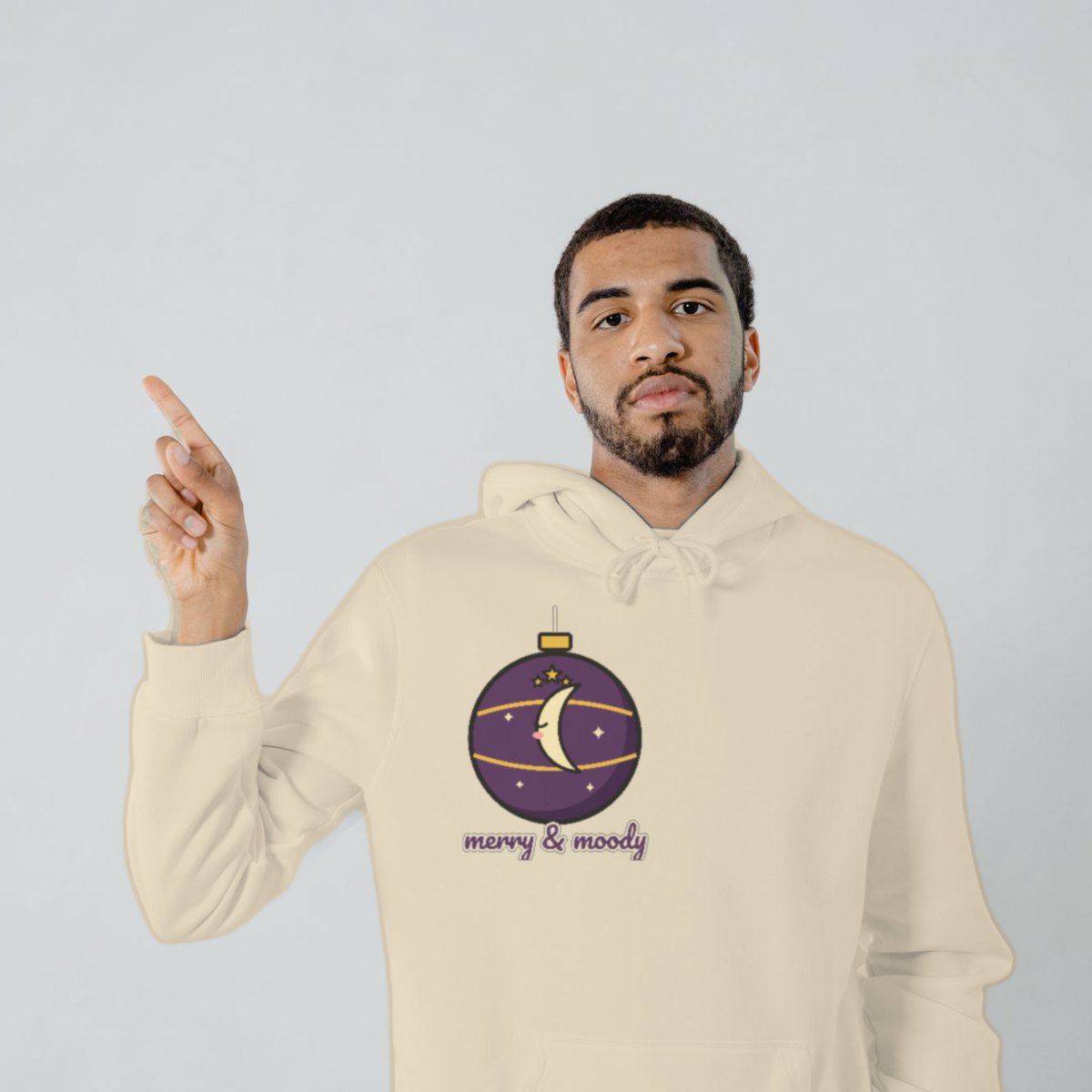 Merry and Moody Hoodie in sand