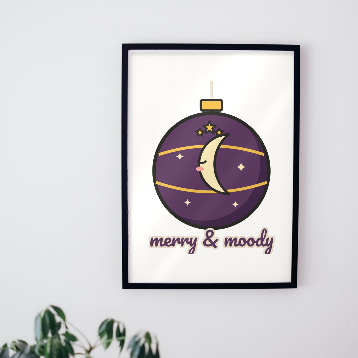 Merry and Moody Art Print, photo 2