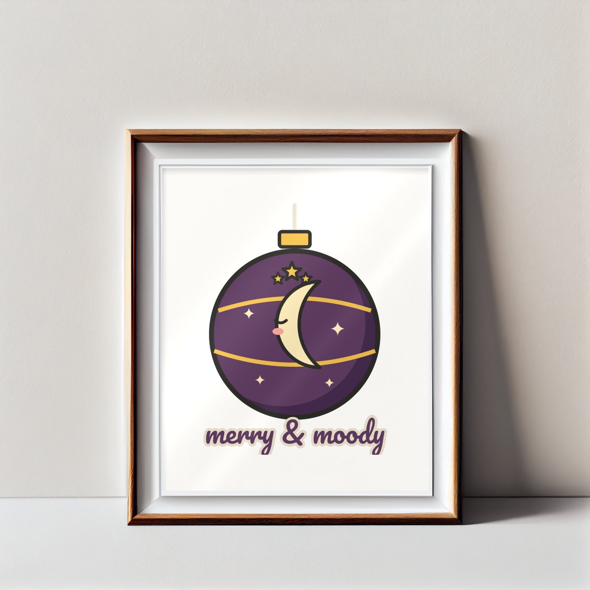 Merry and Moody Art Print, photo 3