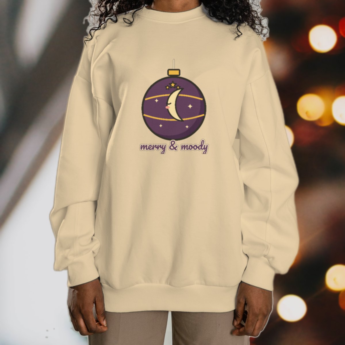 Merry and Moody Sweatshirt in sand
