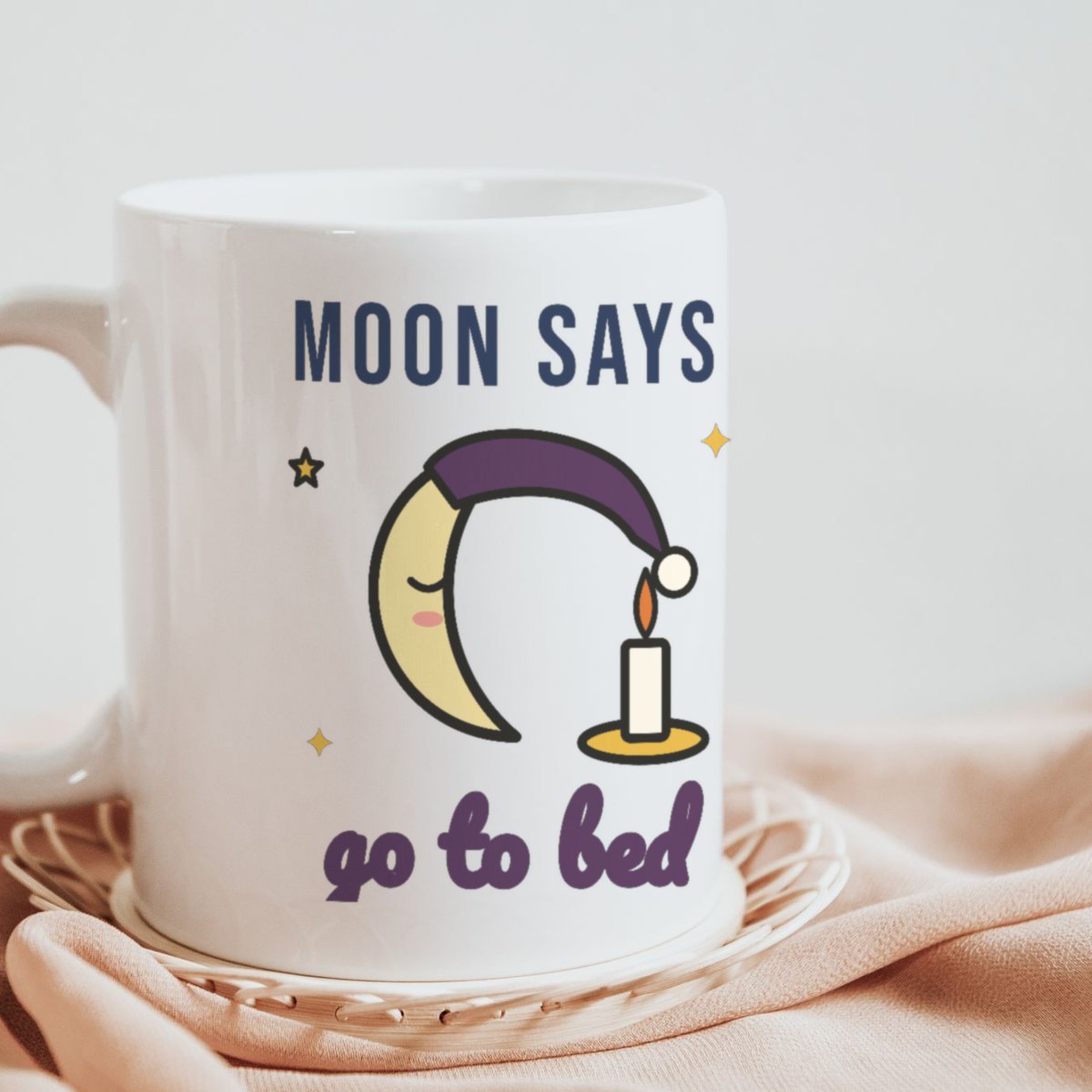 Moon Says Go to Bed Mug, photo 2