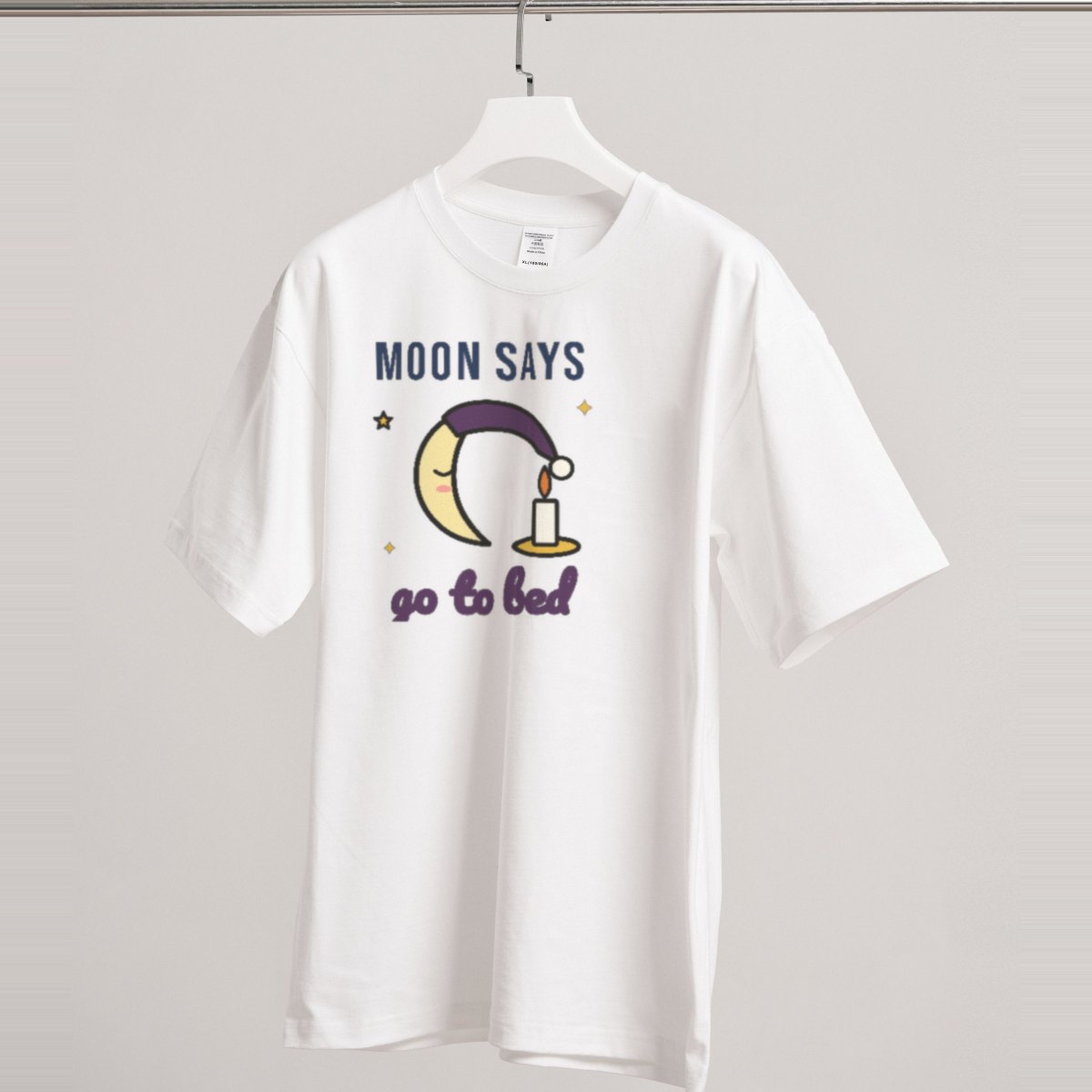 Moon Says Go to Bed Tee, photo 2