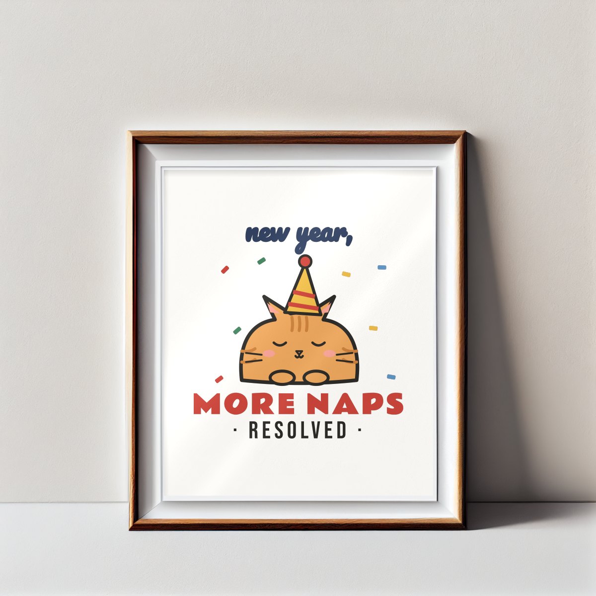 New Year, More Naps Art Print, photo 2