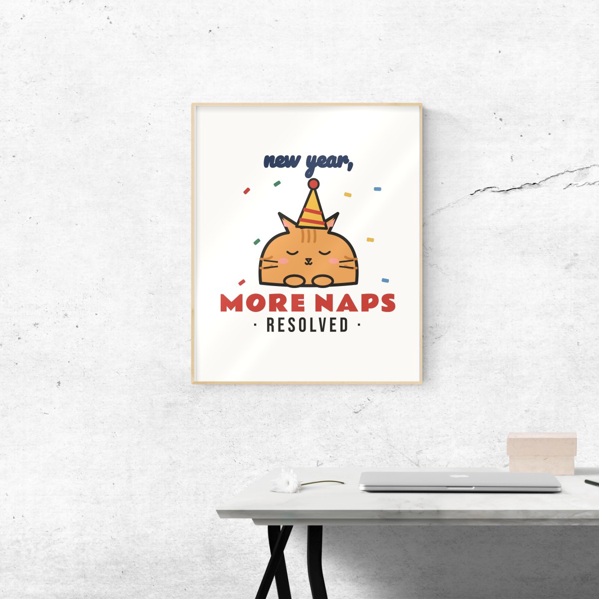 New Year, More Naps Art Print, photo 3