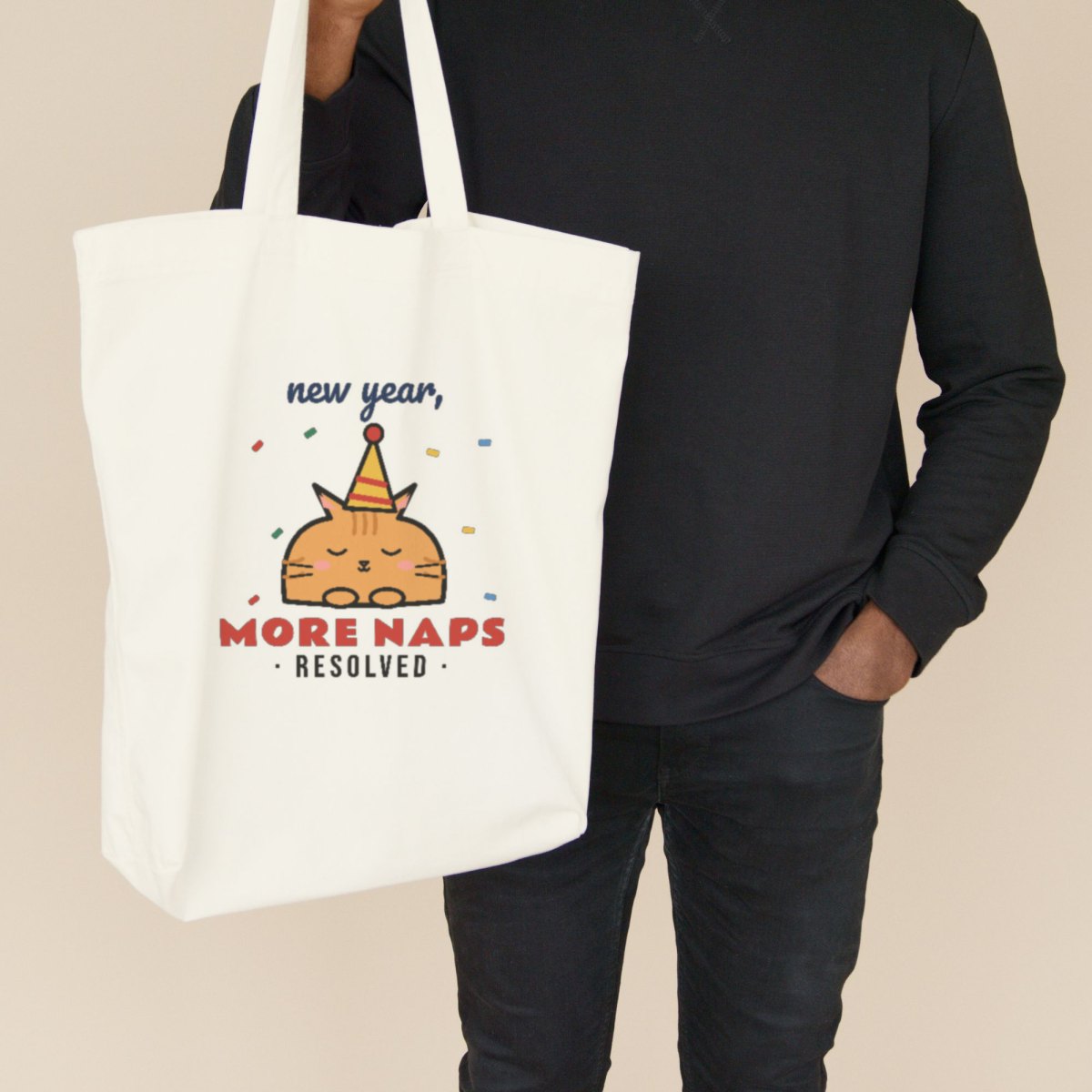 New Year, More Naps Tote Bag, photo 2