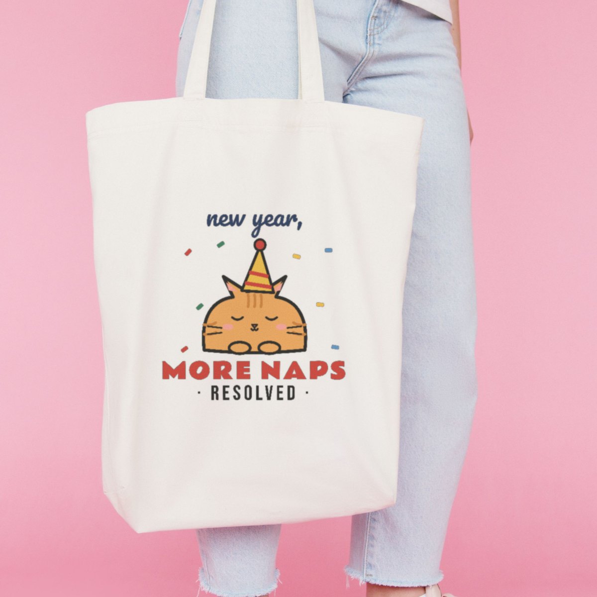 New Year, More Naps Tote Bag, photo 3