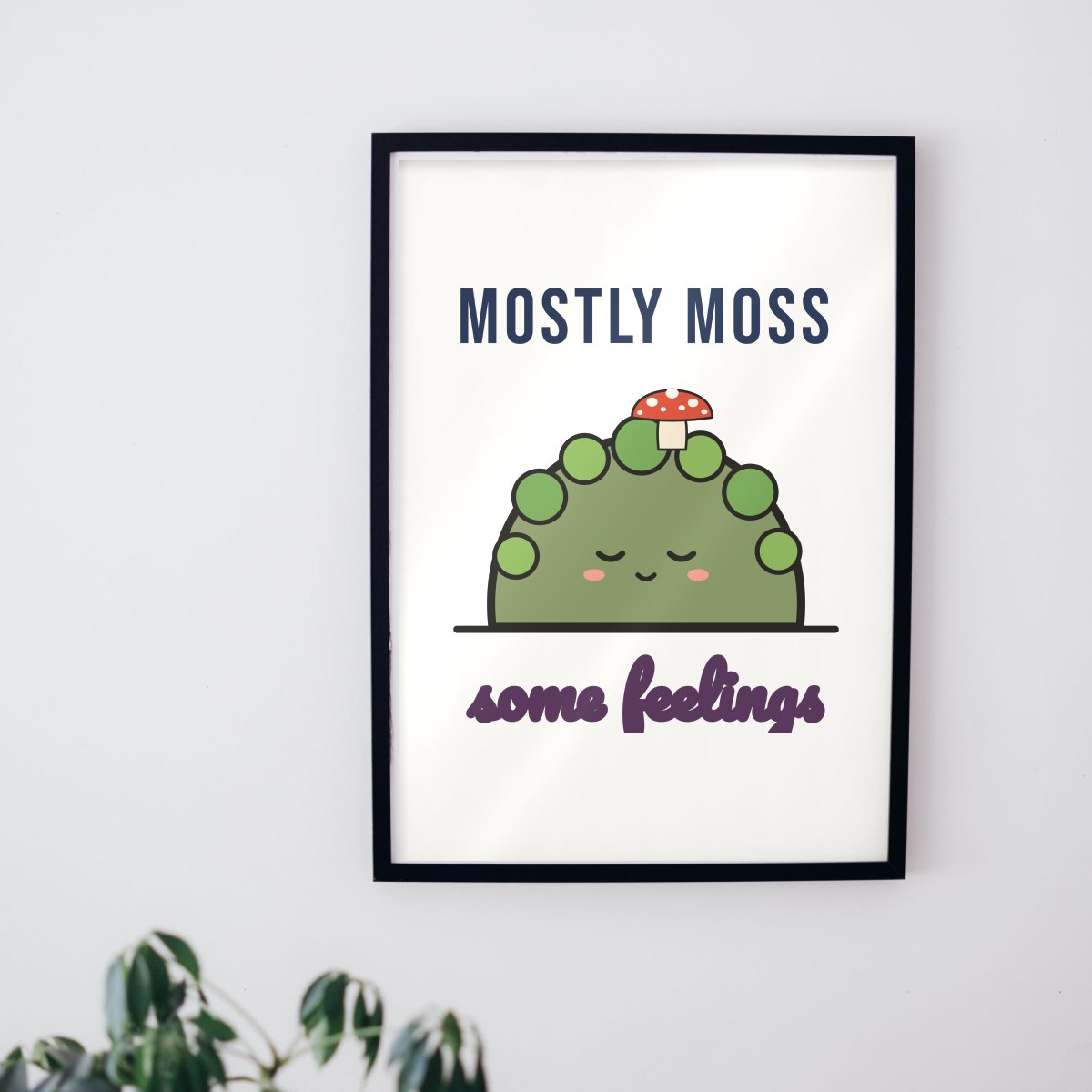 Mostly Moss, Some Feelings Art Print, photo 2