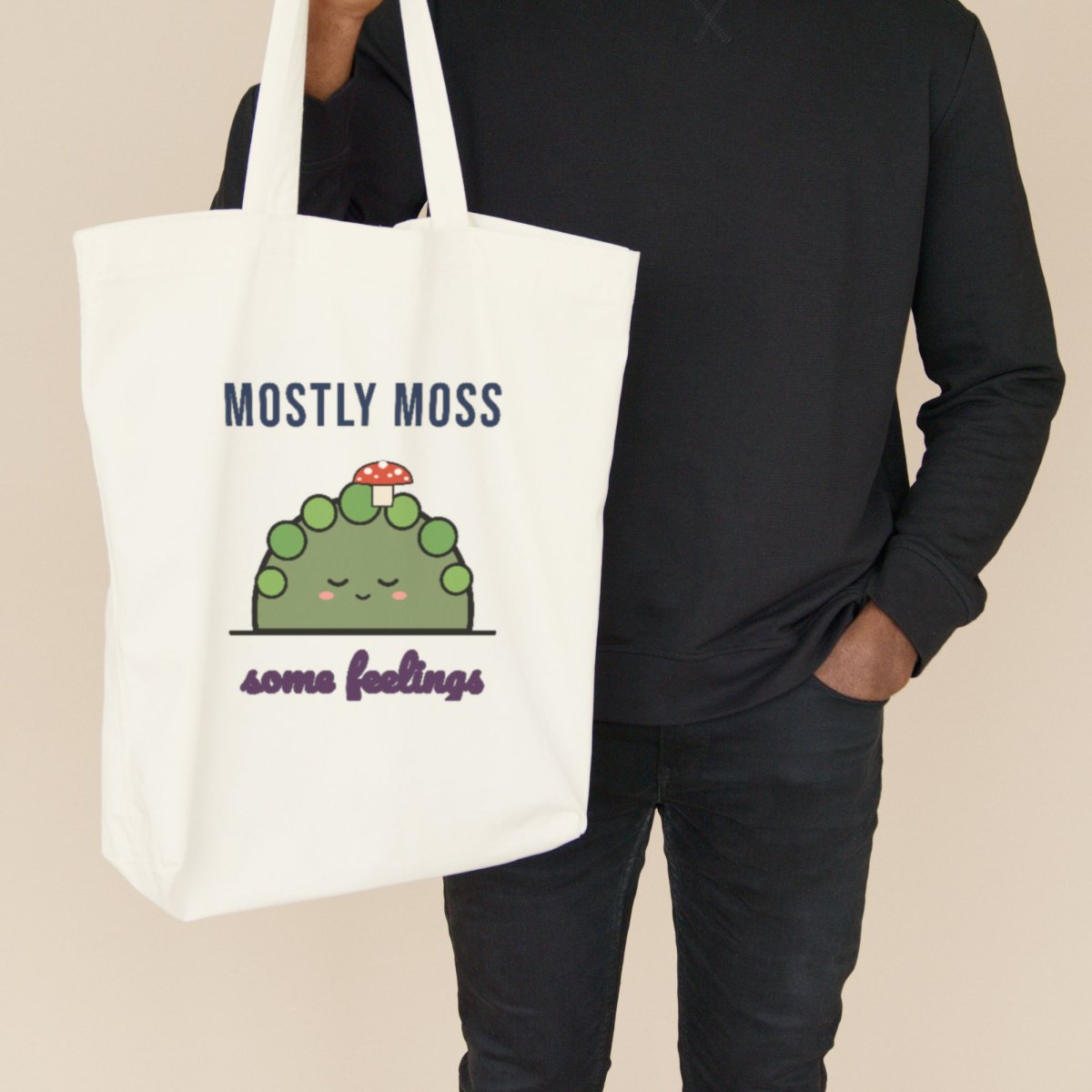 Mostly Moss, Some Feelings Tote Bag, photo 3