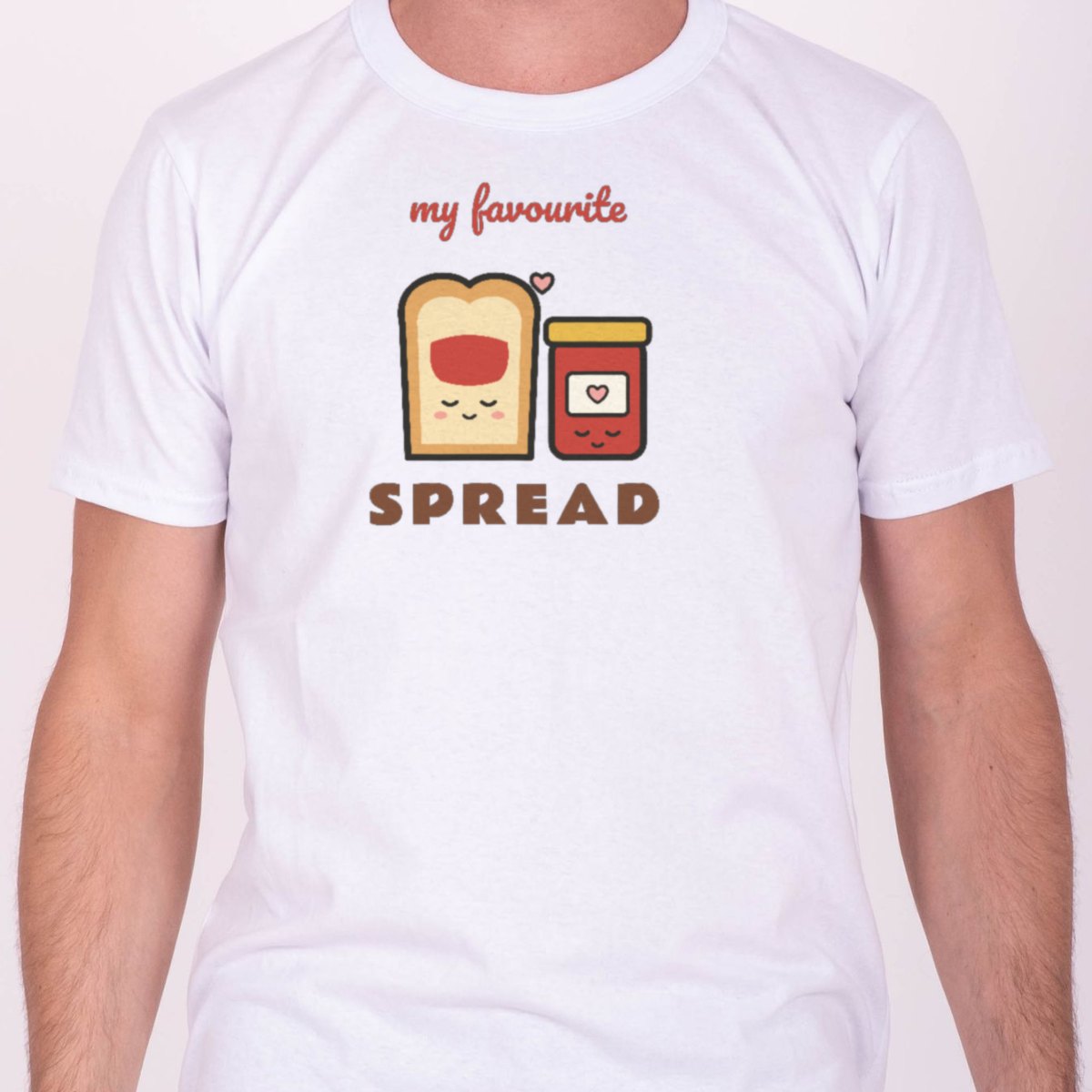 My Favourite Spread Tee in white