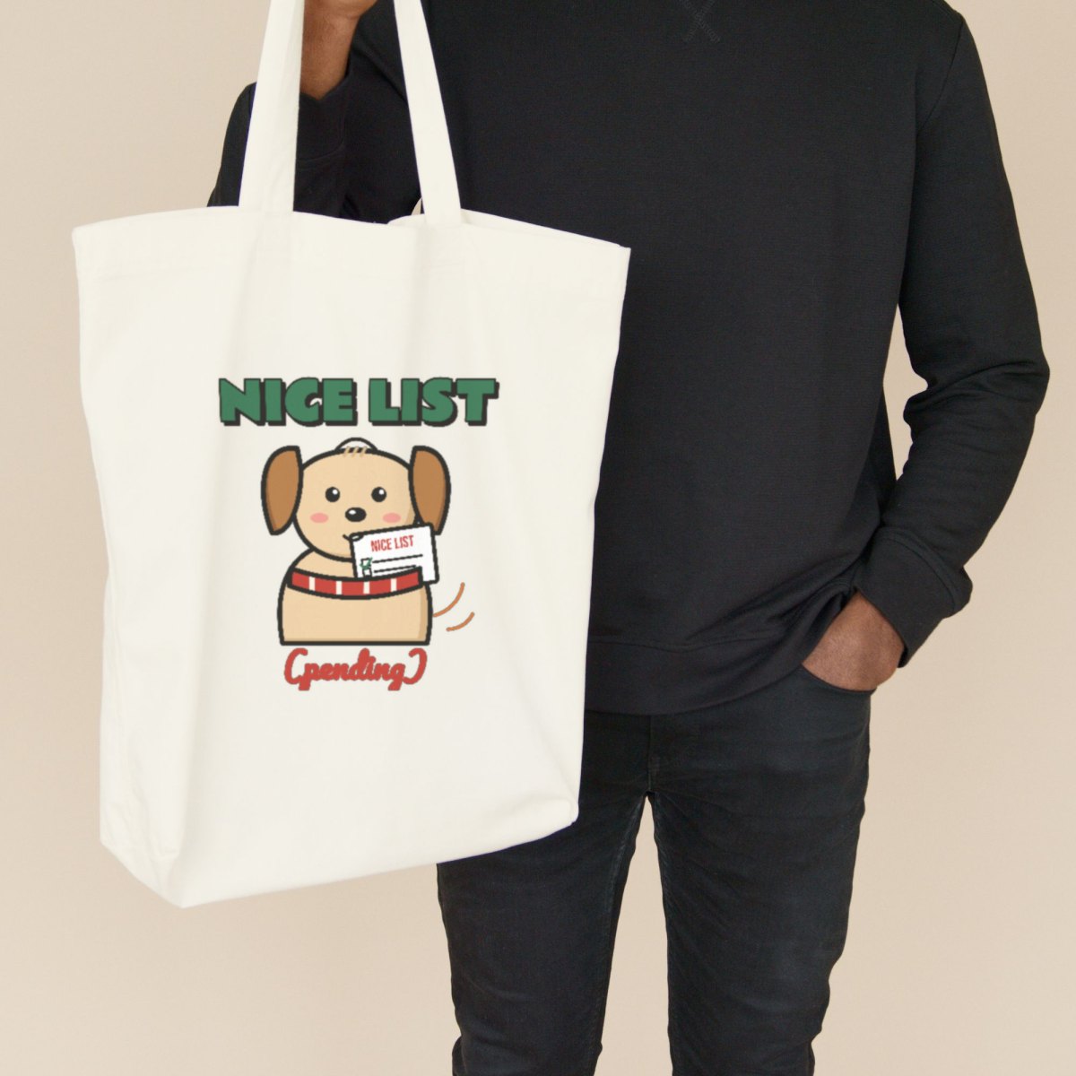 Nice List Hopeful Tote Bag, photo 2