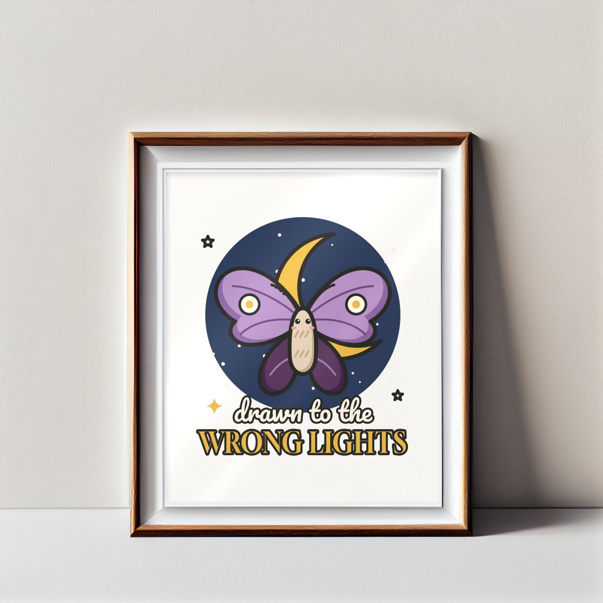 Drawn to the Wrong Lights Art Print, photo 2