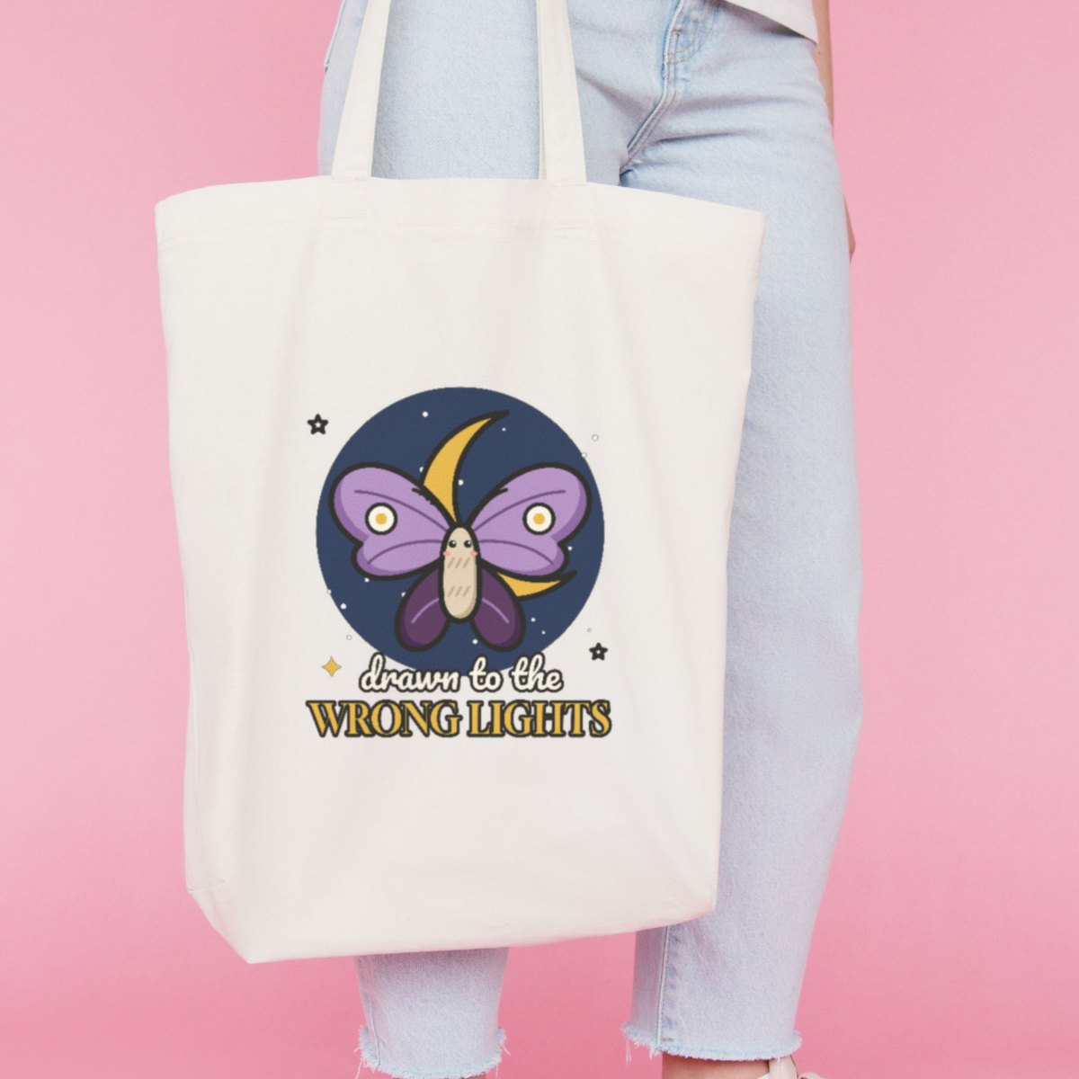 Drawn to the Wrong Lights Tote Bag, photo 3