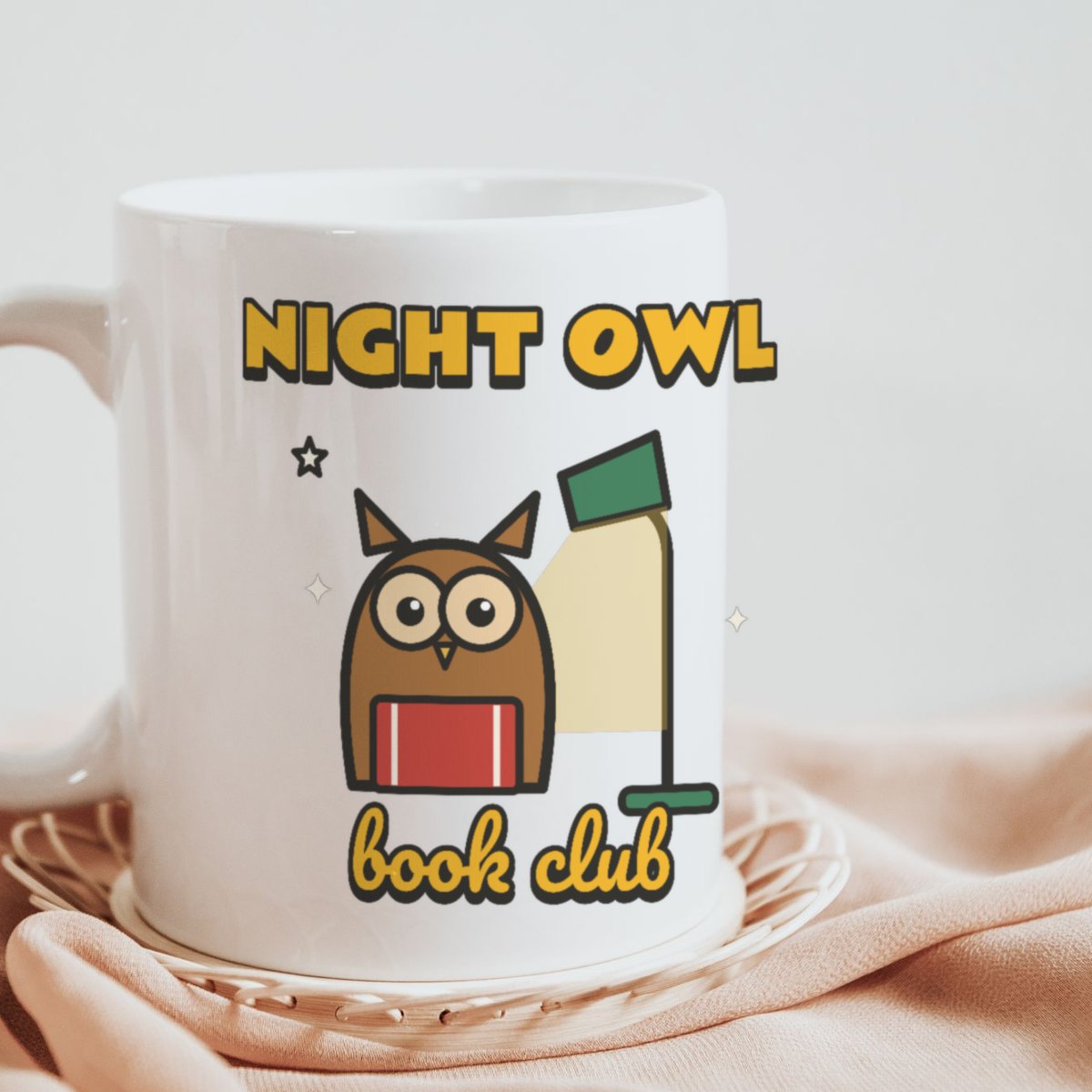 Night Owl Book Club Mug, photo 2