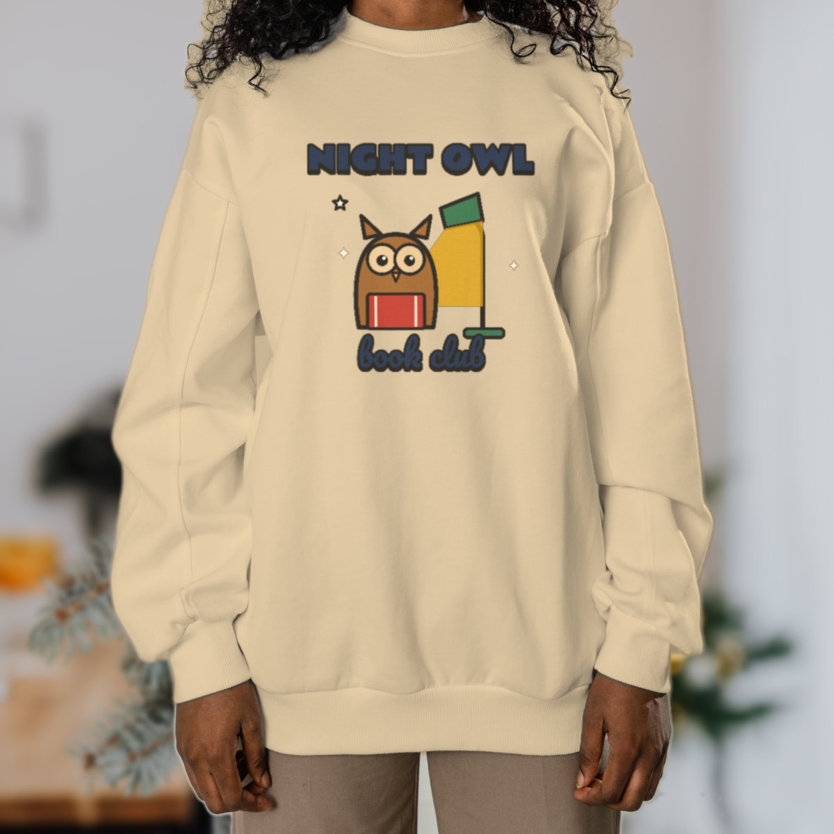 Night Owl Book Club Sweatshirt, photo 3