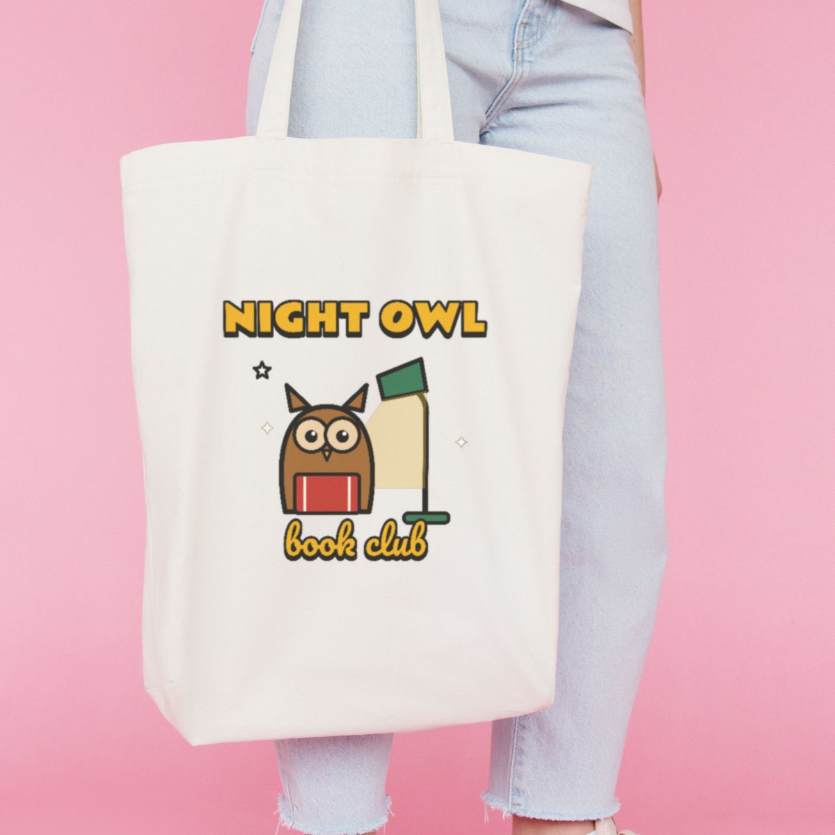 Night Owl Book Club Tote Bag, photo 3