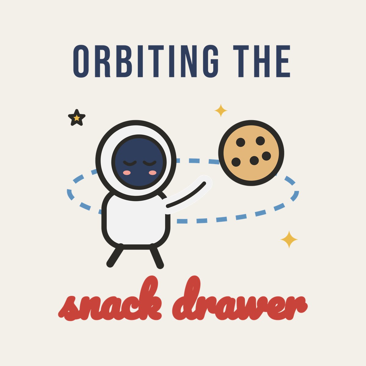 Orbiting the Snack Drawer design, close up