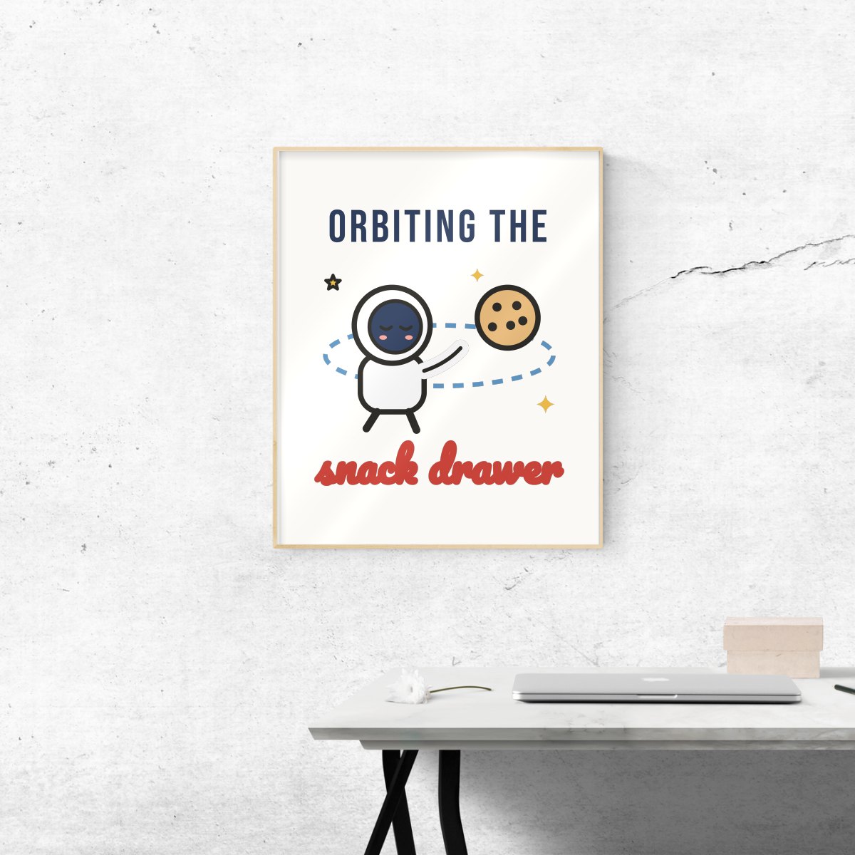 Orbiting the Snack Drawer Art Print, photo 2